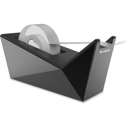 SCOTCH C17 Desktop Tape Dispenser - Metallic Black MMMC17MB0